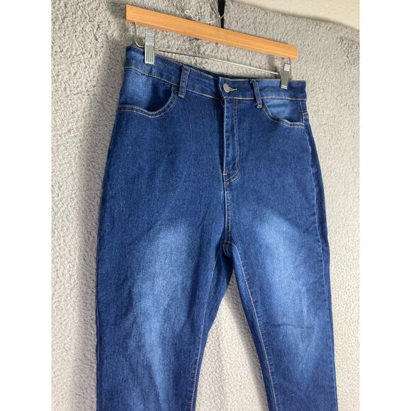 Women's High Waist Stretch Denim Jeggings Medium Blue M - Picture 5 of 7